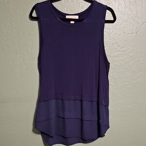 Michael Kors Elegant Blue Tank Top